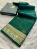 Organza Silk Swarovski Crystal Work Saree With Allover Sequence