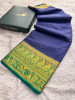 Banarasi Soft Silk Ethnic Motifs Weaving Design with Zari Border