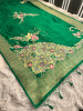 Pure Russian Viscose Silk Designer Meena Work Saree