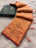 Banarasi Silk Swarovski Crystal Work Saree With Richpallu