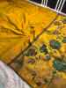 Banarasi Soft Silk Copper Zari Ethnic Motif Saree