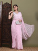 Never Seen Before Chiffon Chikankari Saree
