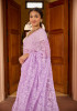 Never Seen Before Chiffon Chikankari Saree