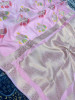 Semi Georgette Silk Saree with Tilfi Boota Design