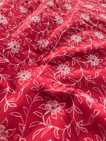Never Seen Before Chiffon Chikankari Saree