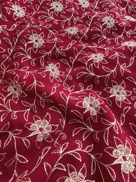 Never Seen Before Chiffon Chikankari Saree