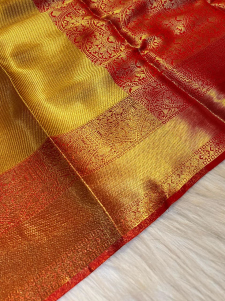 Nita Ambani mam inspired kanchipuram tissue silk saree