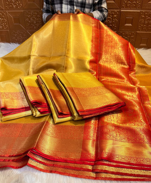 Nita Ambani mam inspired kanchipuram tissue silk saree