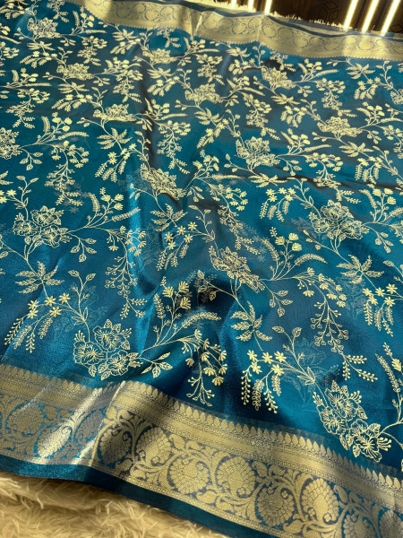 Never Seen Before Premium Tissue Chikankari Saree