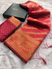 Banarasi Silk Swarovski Crystal Work Saree With Tassels