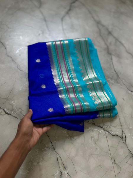 Warm Silk Banarasi Saree with Meenakari Zari Border
