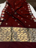 Banarasi Semi Katan Silk Saree with Tilfi Meena Border