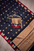 Banarasi Semi Katan Silk Saree with Tilfi Meena Border