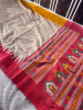 Banarasi Raw Silk Saree with Hand Print