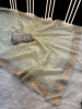 Semi Pure Silk Resham Embroidery Work Saree With Designer Embroidery Pallu