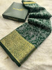 Never Seen Before Premium Linen Silk Chikankari Saree