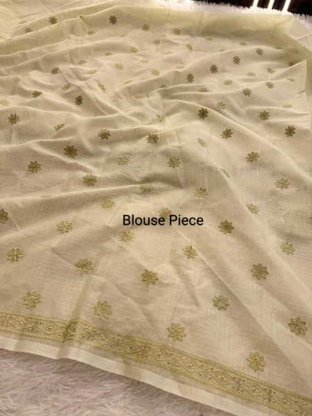 Semi Pure Silk Resham Embroidery Work Saree With Designer Embroidery Pallu