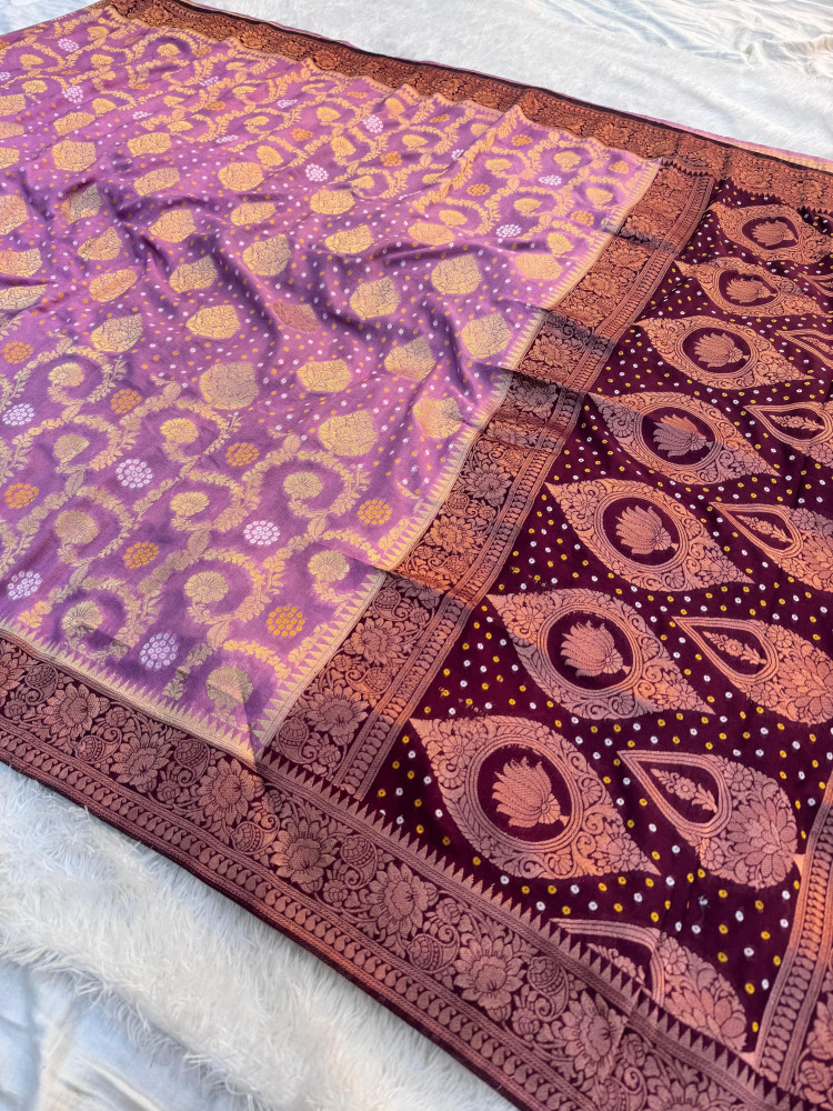 Image of Premium Banarasi Viscose Chiffon Silk Saree