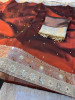 Premium Banarasi Tissue Silk Saree with Designer Border