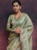 Designer Banarasi Tissue Silk Allover Zari Booti Saree With Zari Lace