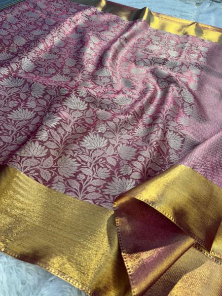 Banarasi Designer Tissue Silk Saree