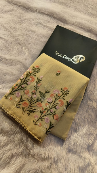 Banarasi Silk Saree With Zari and Meenakari Work
