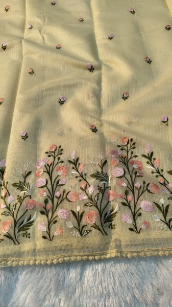 Banarasi Silk Saree With Zari and Meenakari Work