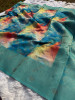 Banarasi Silk Saree With Digital Print Pattern and Swarovski Crystal Work