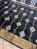 Organza Silk Chikankari Embroidery  Saree