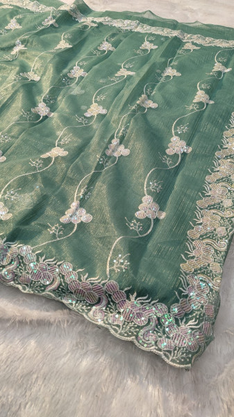 Banarasi Silk Saree With Zari and Meenakari Work