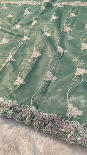 Banarasi Silk Saree With Zari and Meenakari Work