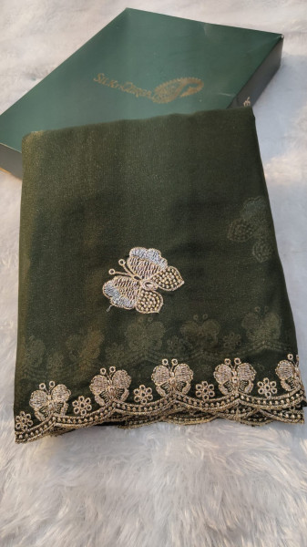 Banarasi Silk Saree With Zari and Meenakari Work