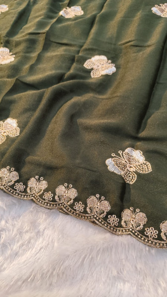 Banarasi Silk Saree With Zari and Meenakari Work
