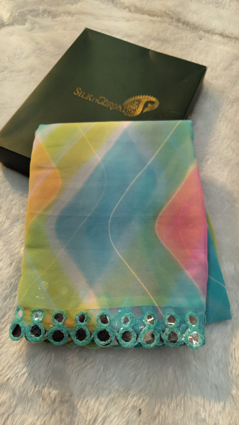 Banarasi Silk Saree With Zari and Meenakari Work