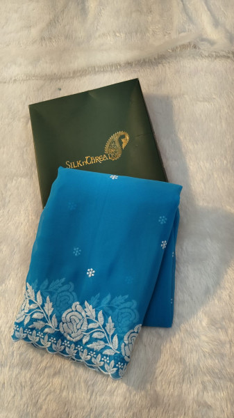 Banarasi Silk Saree With Zari and Meenakari Work