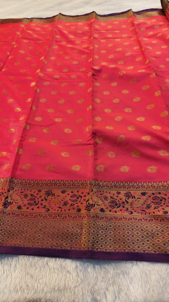 Fancy Meenakari Woven Saree
