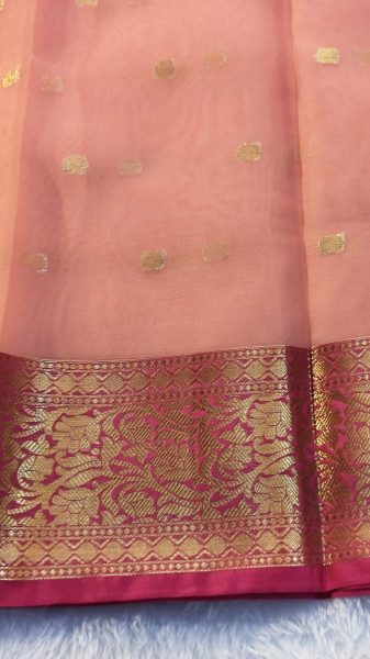 Organza Silk Zari Woven Saree