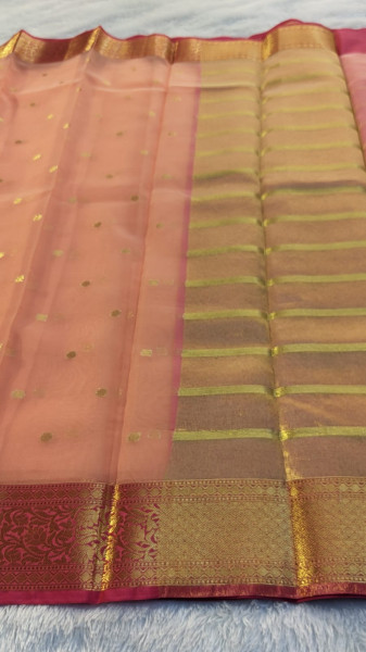 Organza Silk Zari Woven Saree
