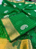 Organza Silk Saree with Sequence Embroidery Work and Tassels