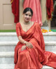 Kubera Pattu Softy Silk Saree With Tassels