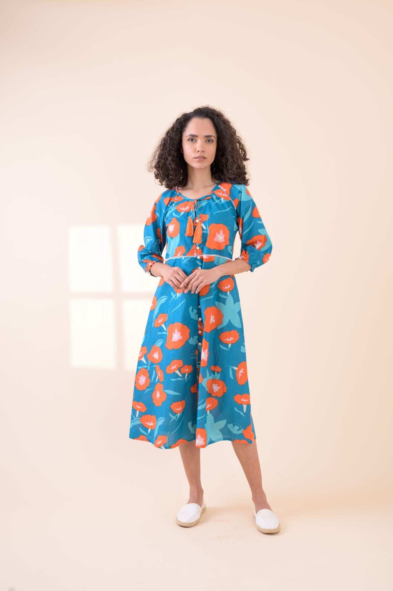 Aberdeen Dress Fluer Teal