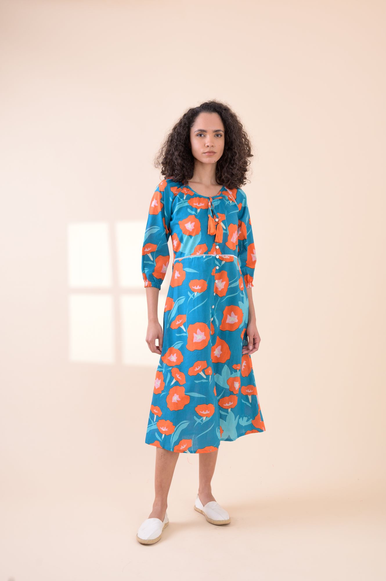 Aberdeen Dress Fluer Teal