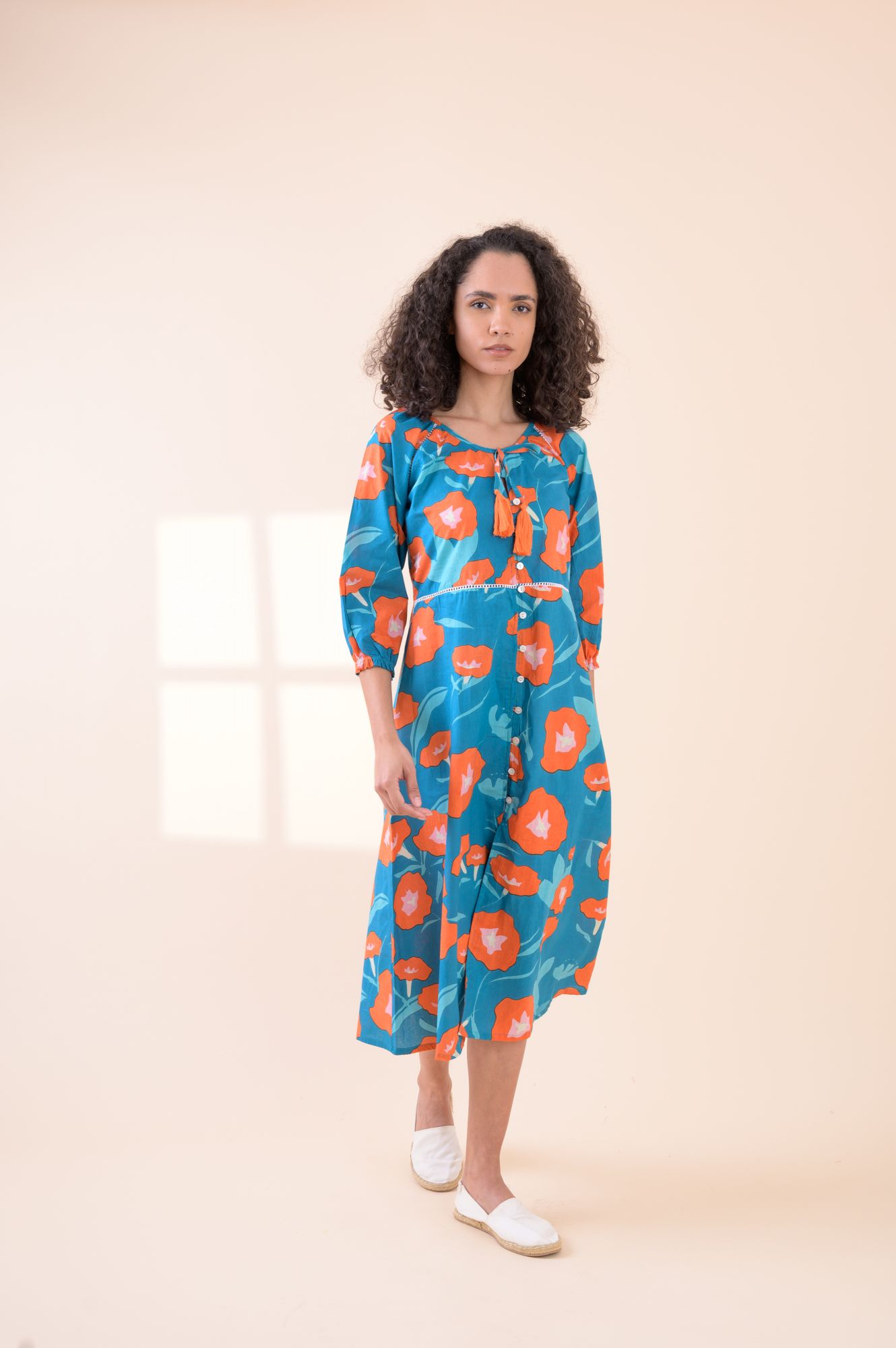 Aberdeen Dress Fluer Teal