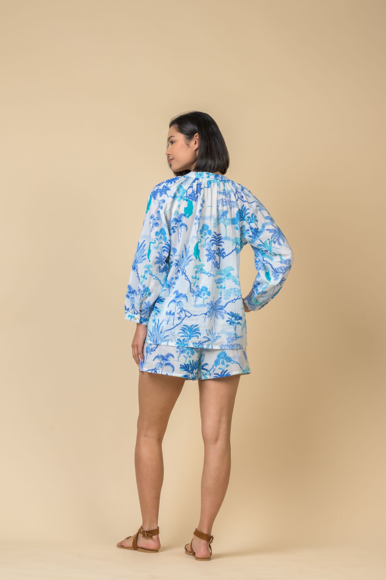 Cosmo Co-ord Set Toile Blue