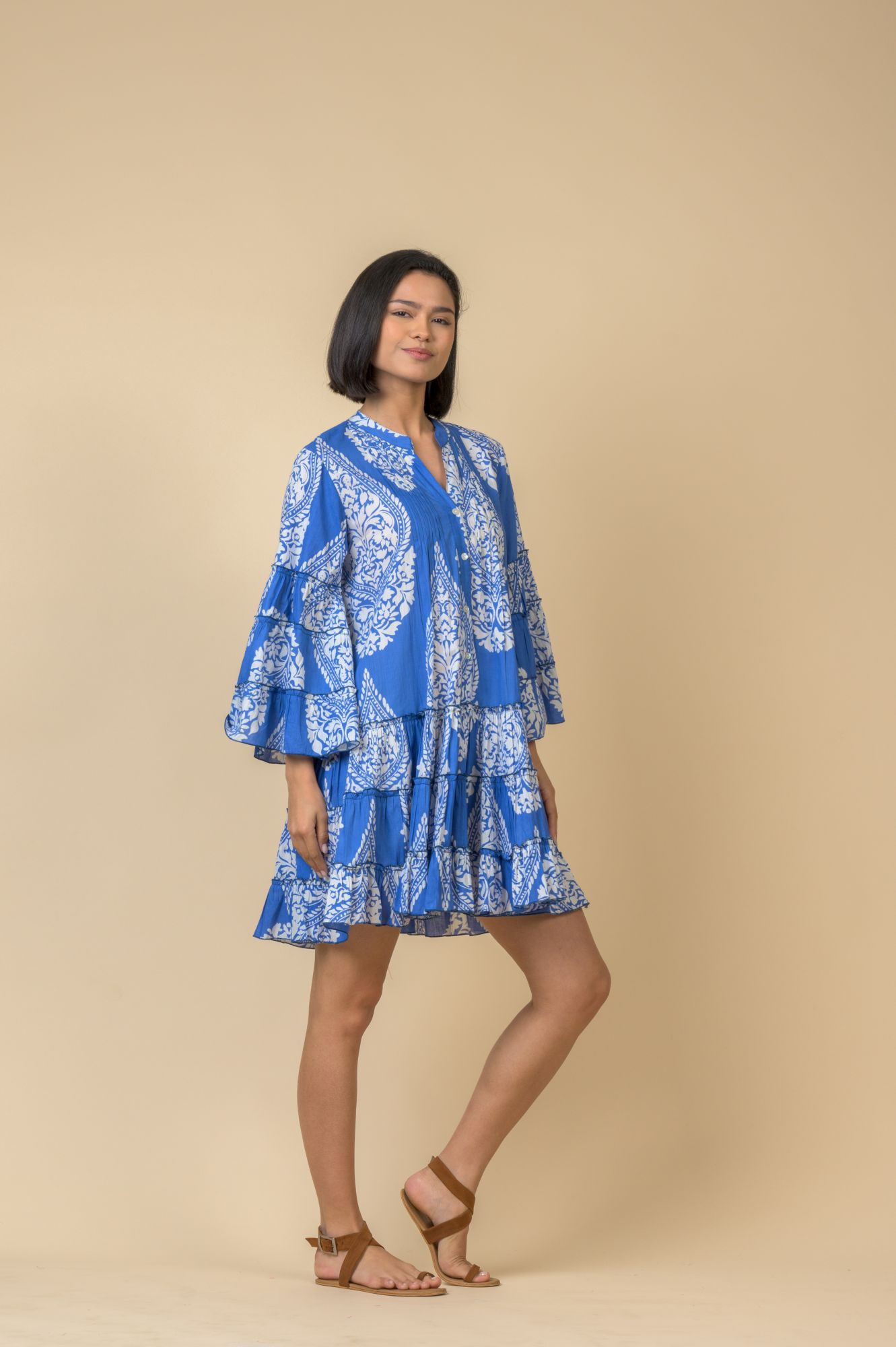 Gretchen Dress Emperor Blue