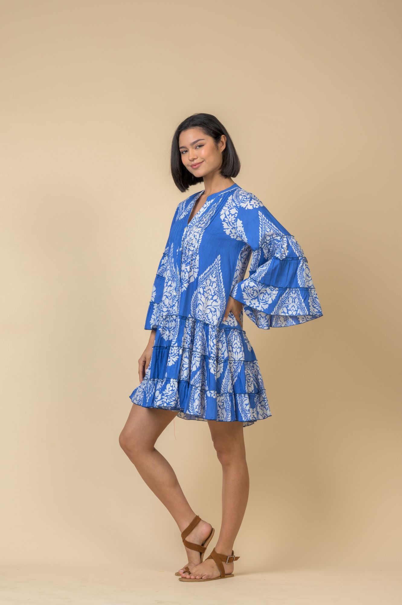 Gretchen Dress Emperor Blue