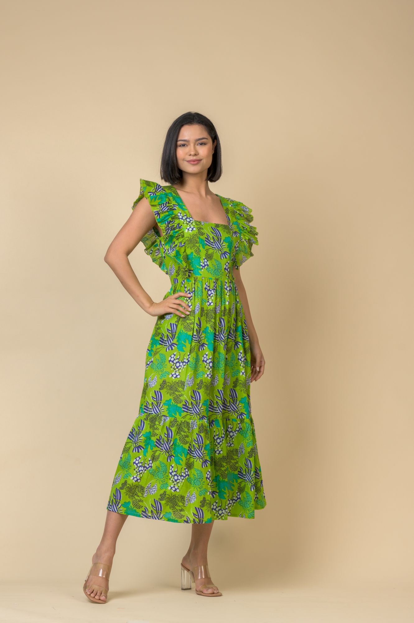 Isadora Dress Nautica Lime