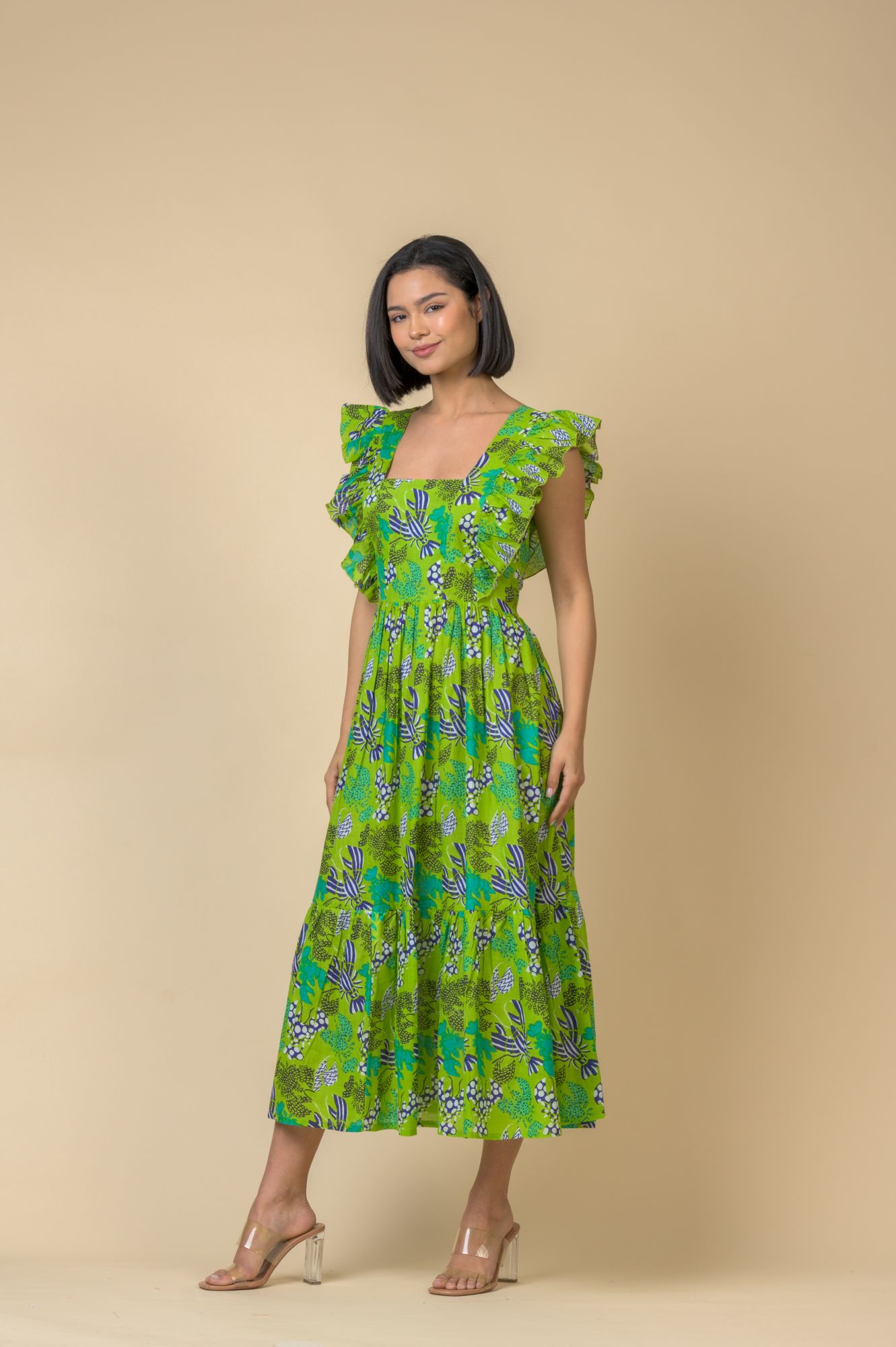 Isadora Dress Nautica Lime