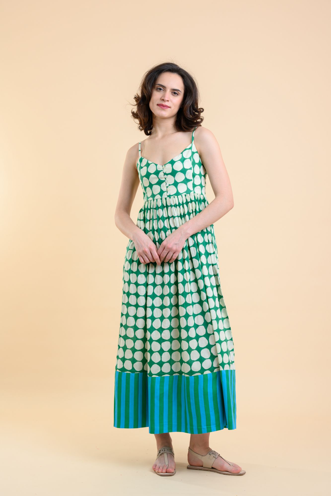 Juniper Dress Popole Green