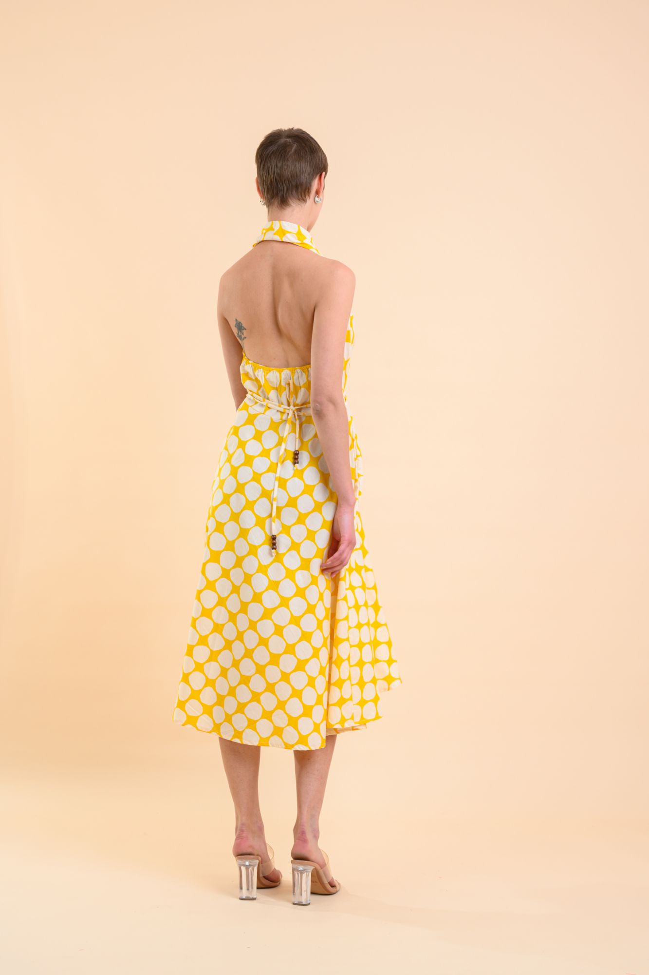 Leticia Dress Popole Yellow